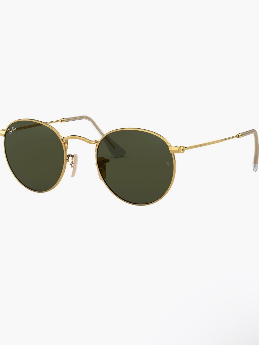 Ray-Ban Icons 50mm Round Metal Sunglasses